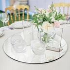 Seelenruhe 12" Round Mirrors for Centerpieces for Tables, Round Mirrors Trays Plates for Centerpieces, Wedding Decorations, Baby Shower Party, Christmas Decorations, 2mm, 12 PCS - Image 4