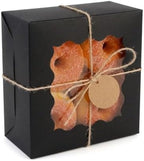 Bakepacker Black Cookie Boxes With Window 6x6x3 inches 240pcs - Image 2