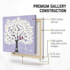 MuralMax Personalized Wedding Signing Tree Canvas Guest Book Wall Art - Image 6
