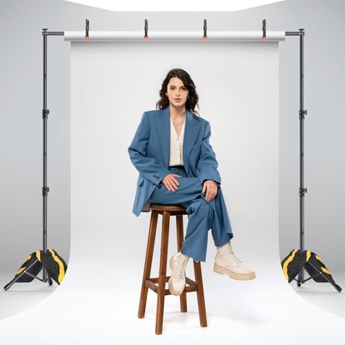 Backdrop Stand Kit - 6 Widths, 10x8.5ft Adjustable Background Stand for Parties & Studio Photography - Image 7