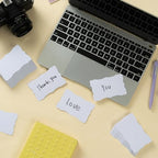 Toperd 120 Pieces Mini Business Cards, 3 x 5 inches, White (Pack of 3) - Image 7
