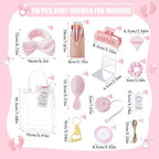 116Pcs Baby Shower Prizes Game Winners Favors Gifts Set (Pink) - Image 2