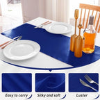 20 Pack Satin Table Runner 12 X 108 Inch Silk Table Runner for Party,Wedding, Birthday, Banquets,Decoration(Navy) - Image 4