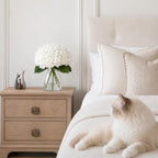 Hydrangea Artificial Flowers in Vase Fake Flowers for Home Decor - Image 5
