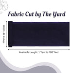 90 Yard Organza Fabric 44" Wide for Wedding Event Décor - Navy Blue - Image 2