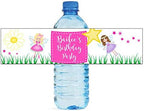 100 Fairy Kids Birthday Party Events Water Bottle Labels by DesignThatSign