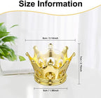 Honeydak 48 Pieces Gold Refillable Crown Candy Boxes with Dome Lid - Image 2