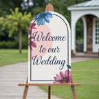 Custom Arch Foam Board Poster Sign, Multiple Sizes and Shapes - 3/16 Thick - Personalized Foamcore Event Signs for Wedding, Baby Shower, Announcements, Presentations, Arts & Crafts (23x35 Arched Round Top) - Image 2