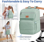 PILLANI Baby Diaper Bag Backpack - Baby Bag for Boys & Girls, Large Waterproof Diaper Backpack - Toddler Diaper Bag with Changing Pad, Boy Baby Shower Gifts for Mom - Newborn Stuff, Baby Essentials - Image 6