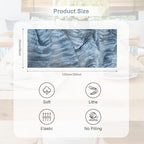 10 Pack Dusty Blue 35x120 Inch Cheesecloth Table Runner - Image 4