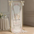 Custom Name Baby Shower Fabric Welcome Sign #5 - Image 5