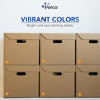 Perco Neon Orange Perforated Round Circle Dot Sticker 1-Inch Labels — 3 Rolls, 3,000 Stickers—Clearance, Discount & Priority Labels, High Visibility, Strong Adhesive—Made in USA - Image 6