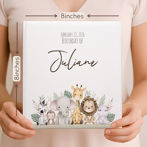 Baby Shower Guest Book – Personalized Hardcover Memory Book with Blank Pages (40 pages/20 sheets) - Image 7