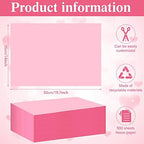 Teling 500 Sheets Tissue Paper for Gift, Light Pink, 14 x 20 Inch - Image 2