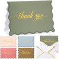 200 Set Thank You Cards with Envelopes Stickers 5 Colors Beautiful Thank You Cards Bulk Elegant Blank Notes Card for Business, Wedding, Baby Shower, Graduation, Birthday, All Occasions by Unknown