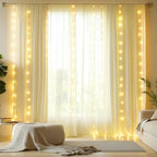 20x10ft Beige Tulle Backdrop Curtains with Lights String for Parties,Wrinkle Free Sheer Curtain with Lights Wedding Photo Backdop Drapes for Baby Shower Birthday Party Photography Home Decorations - Image 6