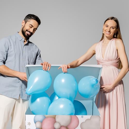 AmazingSpark 28in Giant Gender Reveal Gift Box Kit, We Can Bearly Wait - Image 5