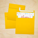 LUXPaper Square Invitation Envelopes | Peel & Press | 6 1/2" x 6 1/2" | Sunflower Yellow | 80lb. Text | 250 Qty - Image 7