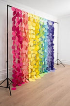 Ultimate Big Circle Dots Party Garland Streamer Backdrop (290 Ft Total, 40 Strands x 7.25 Ft Per Strand) - Hanging Paper Dot Decor for Birthdays, Baby Showers, & All Events (Pastel Rainbow) - Image 3