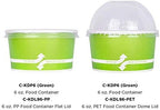 Karat [6oz - 1000 ct] Paper Ice Cream Cups for Hot/ Cold Food - Ideal for Ice Cream, Gelato, Yogurt and Snacks - Green - Image 5