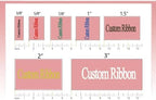 Personalized Ribbon,Custom Satin Ribbon with Name Customized Logo Printed Decoration Ribbon Personalized Wedding Gift Wrapping for Baptism Funeral Crafts Flower Bouquet Ribbon 100yard (25mm) - Image 6