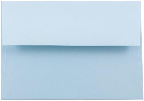 JAM PAPER A7 Premium Invitation Envelopes - 5 1/4 x 7 1/4 - Baby Blue - Bulk 500/Box by JAMPaper