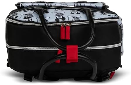 Disney Diaper Bag Backpack with Changing Pad Mickey Mouse – 16” Nylon Baby Bag for Parents, Insulated Bottle Holders, Multiple Storage Pockets - Image 3