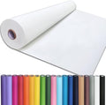 PerkHomy 24" x 2,400" (200') White Kraft Paper Roll for Craft Bulletin Board Paper Art Table Covering Crafting Gift Wrapping Bouquet Packing Parcel 80GSM 55LB (White, 24" x 200') by PerkHomy