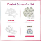 Fomcet Round Backdrop Stand White 9.2ft Circle Arch Metal Wedding Arch - Image 4