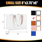 40Pcs Small White Paper Gift Bags with Ribbon - Bulk Kraft Paper Bags with Handles for Weddings, Parties - Image 3