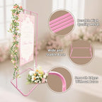 Wedding Welcome Sign Easel Metal Poster Holder Vendor Display Stand - Image 2