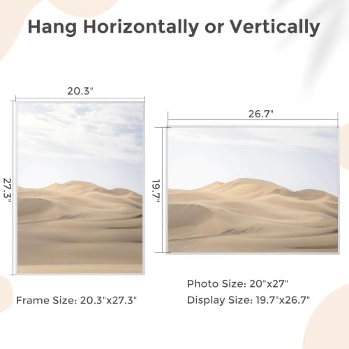 20x27 Metal Picture Frame, Aluminum Poster Frame with Real Glass, Silver - Image 2