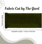 30 Yard Organza Fabric 44" Wide for Wedding Event Décor - Olive Green - Image 2