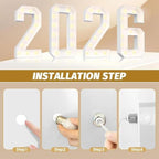 Ledido Easy-Assemble 4FT Warm White Marquee Light Up Number 9 for Birthday - Image 5
