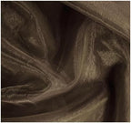 100 Yard Organza Fabric 44" Wide for Wedding Event Décor - Coffee - Image 4