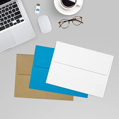 LUXPaper A7 Invitation Envelopes | Peel & Press | 5 1/4" x 7 1/4" | Brilliant White | 80lb. Text | 100% Cotton | 500 Qty - Image 4