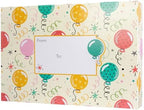 Decorative Shipping Boxes Decorated Gift Boxes For Mailing Birthday Gifts & Holiday Presents, 6 Pack of Everyday Shipping Boxes, Multiple Sizes and Designs, Celebrate Balloons, Large by PackRite