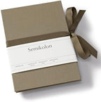 Semikolon 370022 Leporello Grande A5 15 x 21 cm - 14 Photos 13 x 18 cm - Accordion Photo Book - Fango Beige by Semikolon
