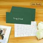 200 Pack Dark Green #10 Business Envelopes Letter Size Self-Seal - Image 4