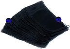 MDS Pack of 100 Organza Chair Sashes for Wedding & Event Décor – Black - Image 5