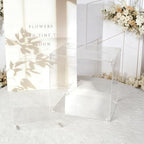 Clear Acrylic Card Box with Slot, Large Blank DIY Card Box for Cards, Envelopes & Money, Transparent Acrylic Box for Wedding, Birthday, Graduation, Baby Shower, Party & Fundraiser - Image 6