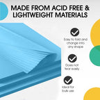 Party Solids Light Blue Tissue Paper for Gift Bags 15" X 20" 480 Sheets - Image 3
