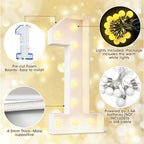 Ledido Easy-Assemble 4FT Marquee Light Up Letter, Large Lighted Letter Z - Image 6