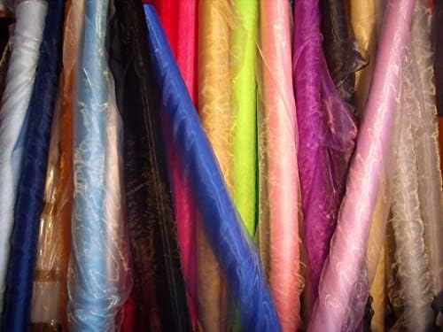 30 Yard Organza Fabric 44" Wide for Wedding Event Décor - Silver Gray - Image 2