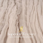 30 Pack Rosy Brown Cheesecloth Table Runner 17x108 Inches Boho Home Decor - Image 4