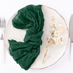 DeZerlor Emerald Green Christmas Cheese Cloth Napkins Set of 100 for Party - Image 5