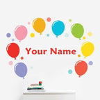 Oliver's Labels Premium Name Wall Decals - Matte Finish Personalized Wall Art for Kids' Rooms & Nurseries (Party) by Oliver%27s+Labels