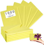 PINWATT 1000 Sheets 20"X15" Tissue Paper Bulk for Gift Bags - Yellow Wrapping Tissue Paper for Birthday,Weddings,Showers,Gift Packaging,Artworks,Party Favor,Decorations,Wrapping Supplies by PINWATT