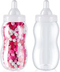 Tessco for you 2 Pcs 15in Jumbo Baby Bottle Bank Baby Shower, White by Tessco