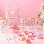 Daifunli 6 Set Pink Purple Flower Baby Shower Prize Gift for Winner Guest - Image 2